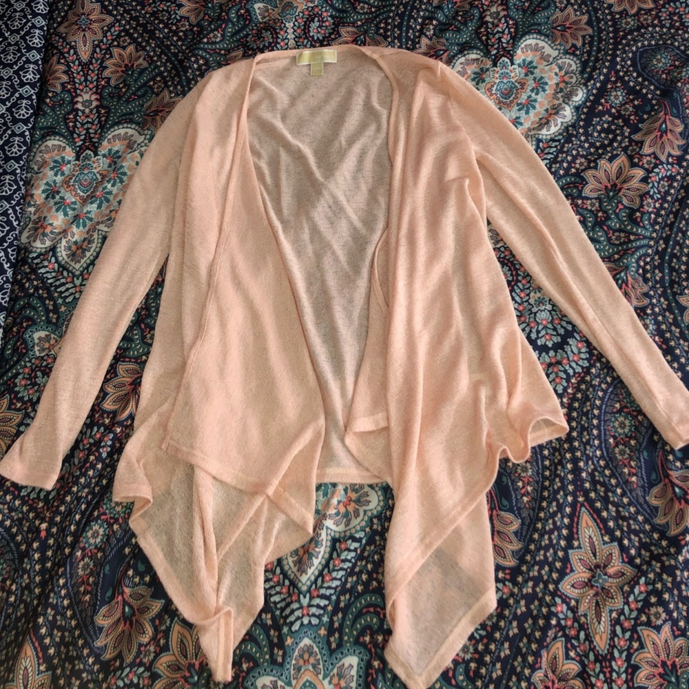 MICHAEL KORS pink cardigan